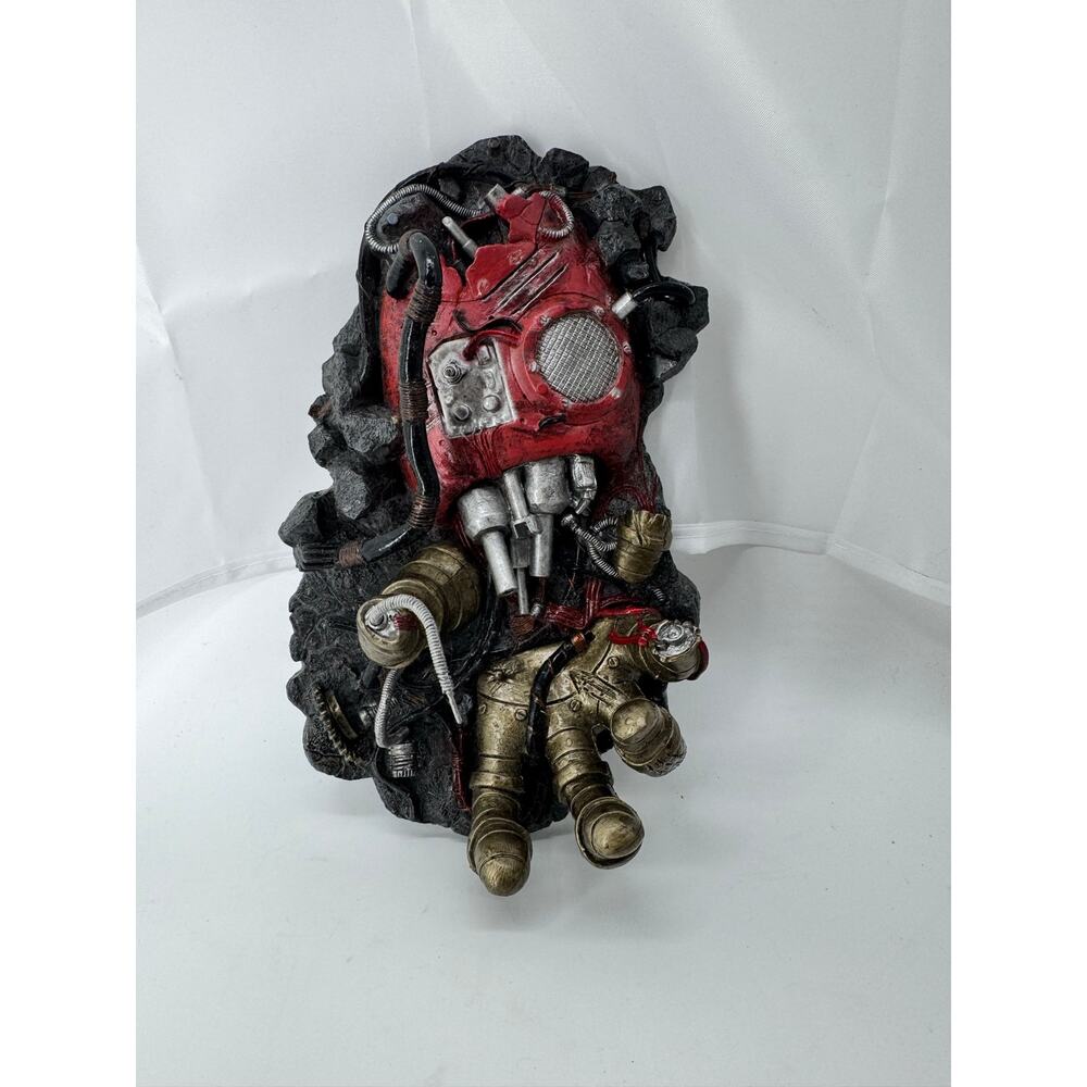2001 Marvel Ent. Comics Iron Man Battle Damaged Hand wall hook hanger